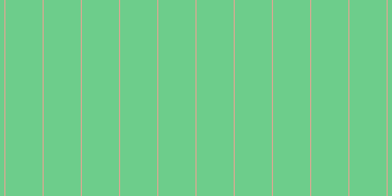 #6dcd8b, #eba393 vertical lines, two pixels wide, seventy-six pixels apart