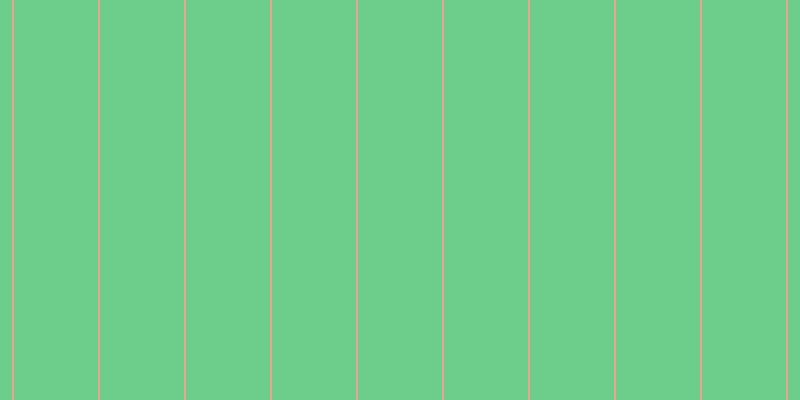 #6dcd8b, #eba393 vertical lines, two pixels wide, eighty-four pixels apart