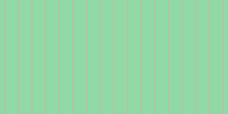 #6dcd8b (75%), #eba393 vertical lines, two pixels wide, forty-six pixels apart