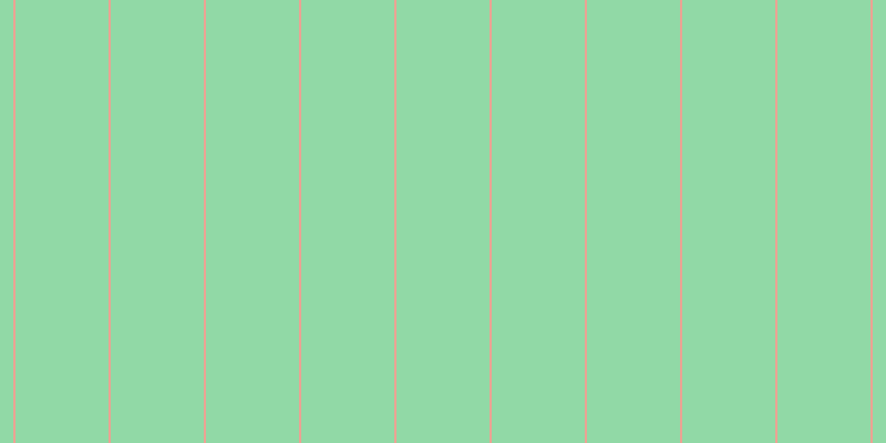 #6dcd8b (75%), #eba393 vertical lines, two pixels wide, eighty-four pixels apart