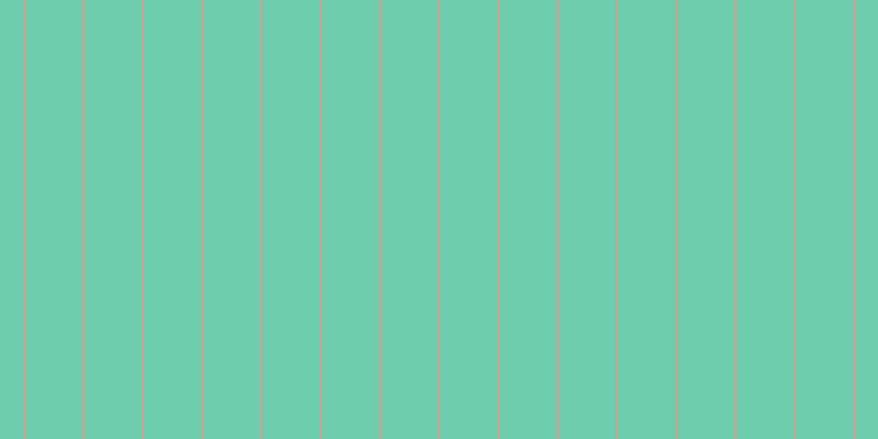 #6dcdac, #caa393 vertical lines, two pixels wide, fifty-two pixels apart