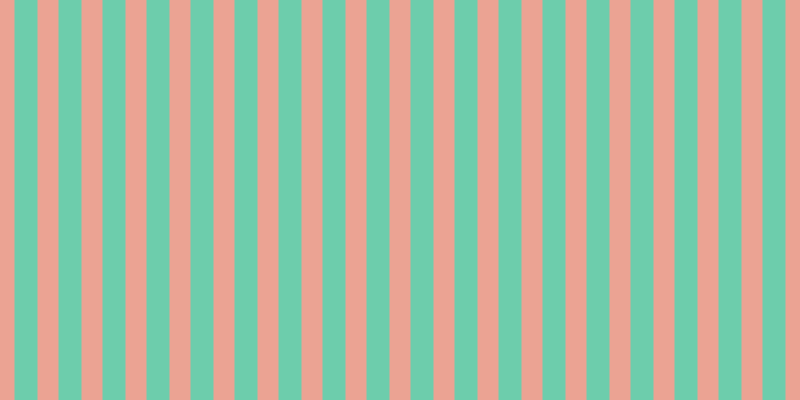 #6dcdac, #eba393 vertical lines, twenty-one pixels wide, twenty-three pixels apart