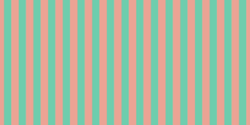 #6dcdac, #eba393 vertical lines, twenty-four pixels wide, twenty-three pixels apart