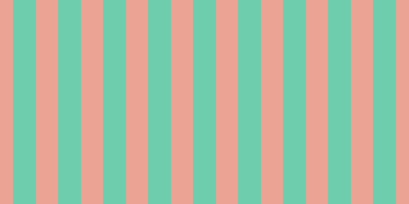 #6dcdac, #eba393 vertical lines, forty-three pixels wide, forty-five pixels apart