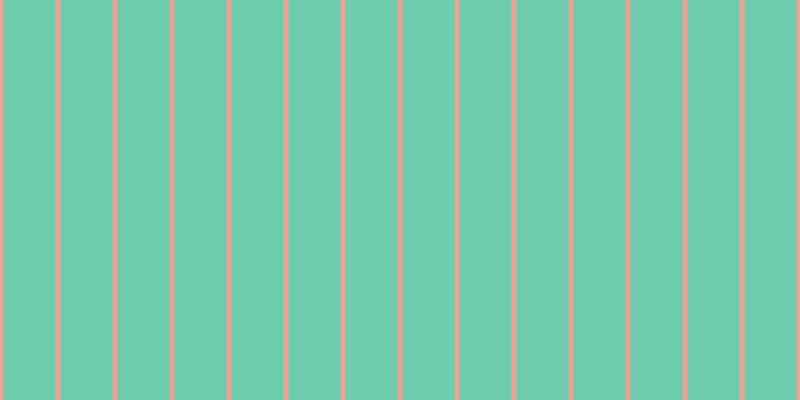 #6dcdac, #eba393 vertical lines, five pixels wide, fifty-two pixels apart
