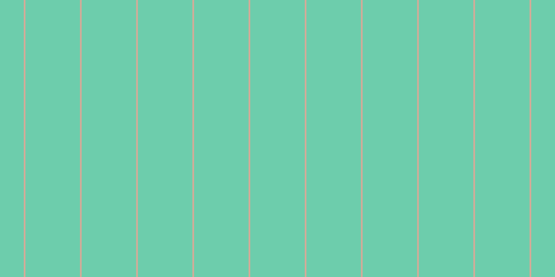 #6dcdac, #eba393 vertical lines, two pixels wide, seventy-nine pixels apart