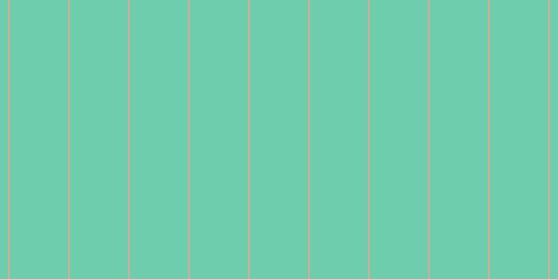 #6dcdac, #eba393 vertical lines, two pixels wide, eighty-four pixels apart