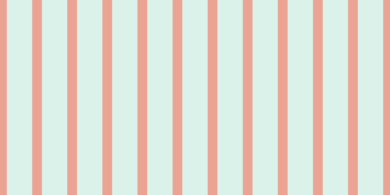 #6dcdac (25%), #eba393 vertical lines, twenty pixels wide, fifty-two pixels apart