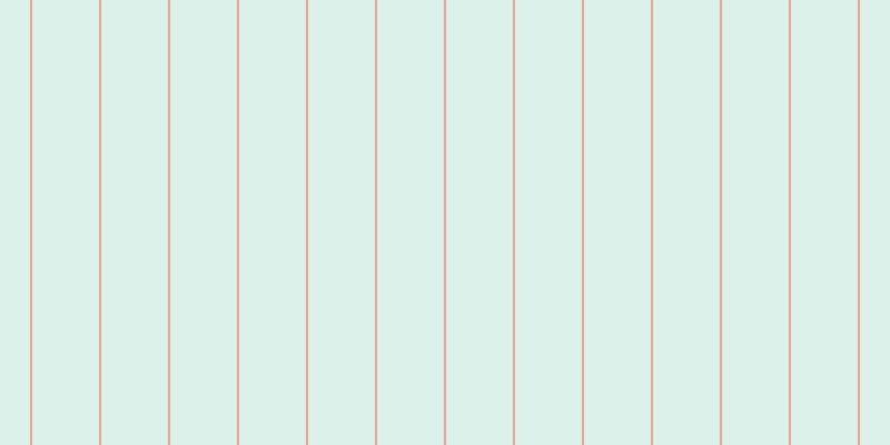 #6dcdac (25%), #eba393 vertical lines, two pixels wide, sixty pixels apart