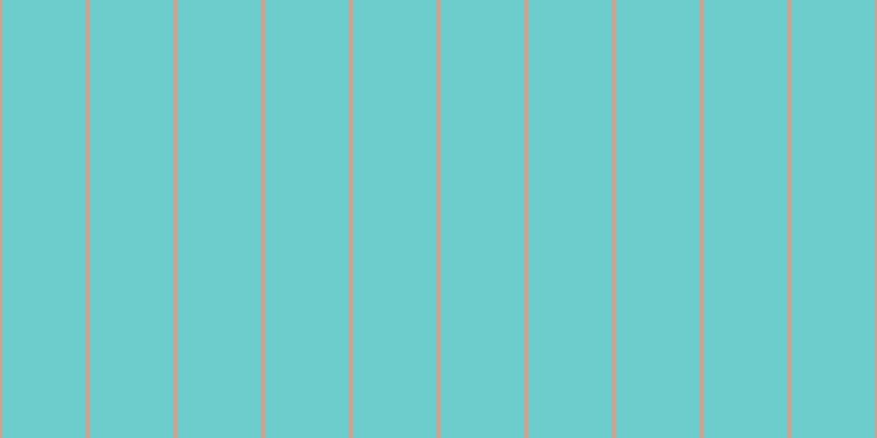 #6dcdcd, #caa393 vertical lines, four pixels wide, seventy-six pixels apart