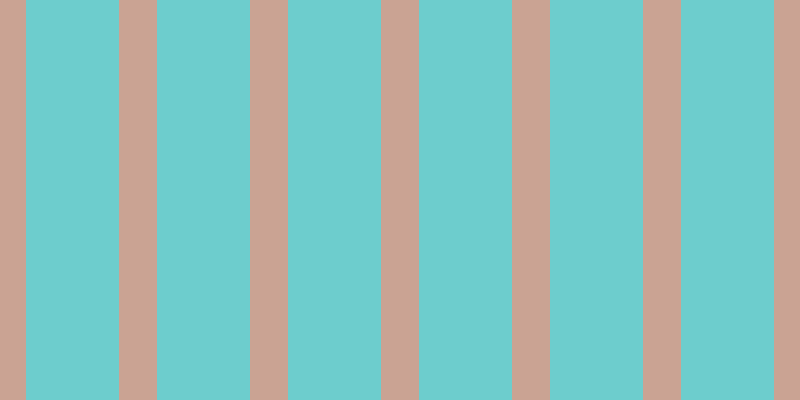#6dcdcd, #caa393 vertical lines, thirty-eight pixels wide, ninety-three pixels apart