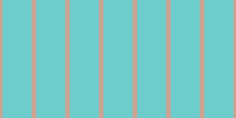 #6dcdcd, #caa393 vertical lines, sixteen pixels wide, ninety-eight pixels apart