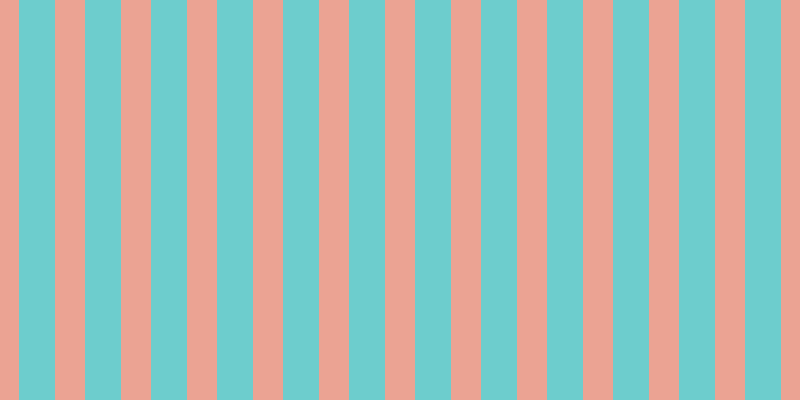 #6dcdcd, #eba393 vertical lines, thirty pixels wide, thirty-six pixels apart