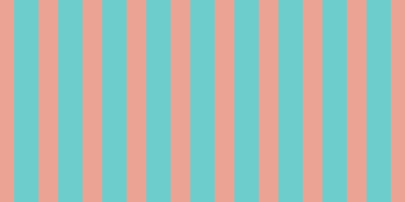 #6dcdcd, #eba393 vertical lines, thirty-nine pixels wide, forty-eight pixels apart