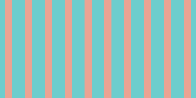 #6dcdcd, #eba393 vertical lines, twenty-nine pixels wide, fifty-two pixels apart