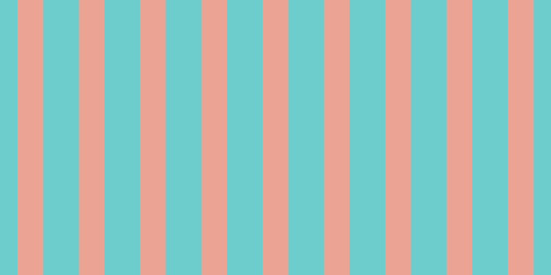 #6dcdcd, #eba393 vertical lines, thirty-seven pixels wide, fifty-two pixels apart