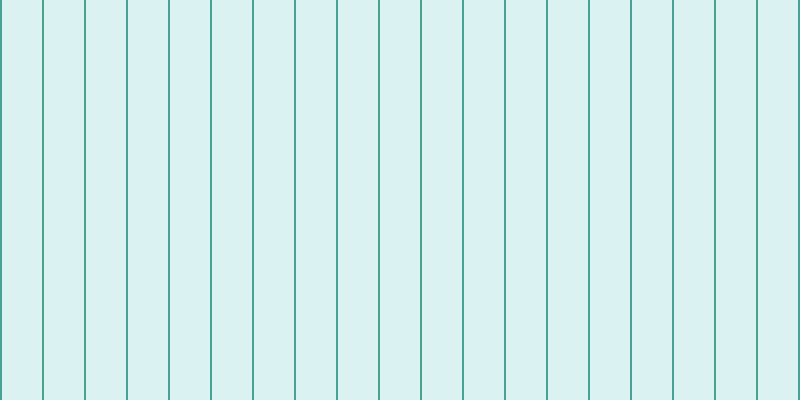 #6dcdcd (25%), #46a393 vertical lines, two pixels wide, forty pixels apart