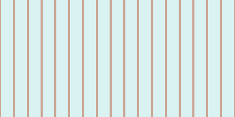 #6dcdcd (25%), #caa393 vertical lines, seven pixels wide, forty pixels apart