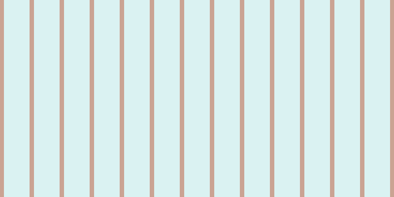 #6dcdcd (25%), #caa393 vertical lines, nine pixels wide, fifty-two pixels apart