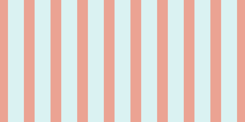#6dcdcd (25%), #eba393 vertical lines, thirty-five pixels wide, fifty-two pixels apart