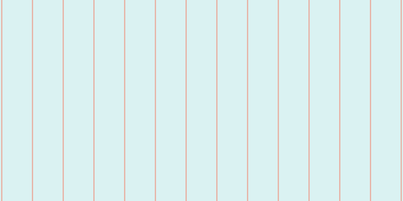 #6dcdcd (25%), #eba393 vertical lines, two pixels wide, fifty-nine pixels apart