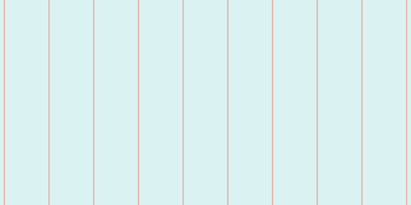 #6dcdcd (25%), #eba393 vertical lines, two pixels wide, eighty-five pixels apart