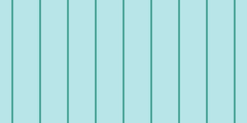 #6dcdcd (50%), #46a393 vertical lines, six pixels wide, eighty-four pixels apart