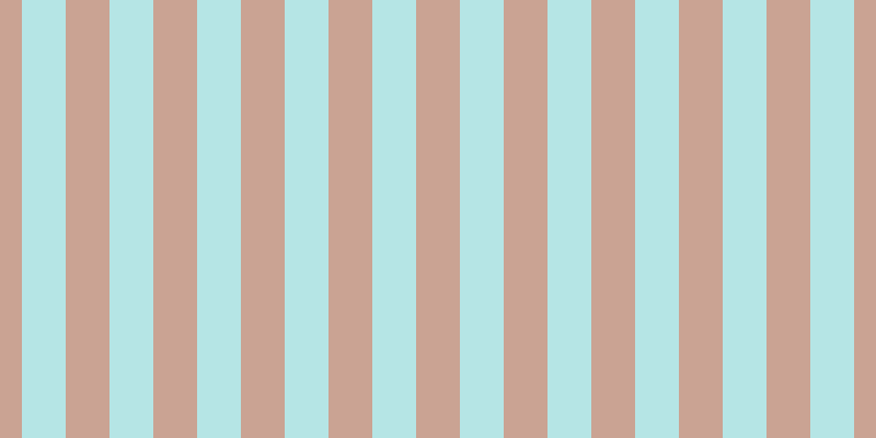 #6dcdcd (50%), #caa393 vertical lines, forty pixels wide, forty pixels apart