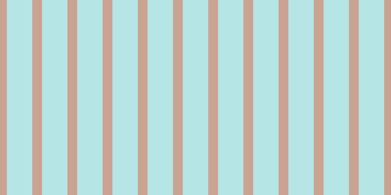 #6dcdcd (50%), #caa393 vertical lines, twenty pixels wide, fifty-two pixels apart