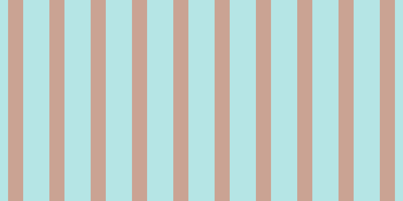 #6dcdcd (50%), #caa393 vertical lines, thirty pixels wide, fifty-two pixels apart