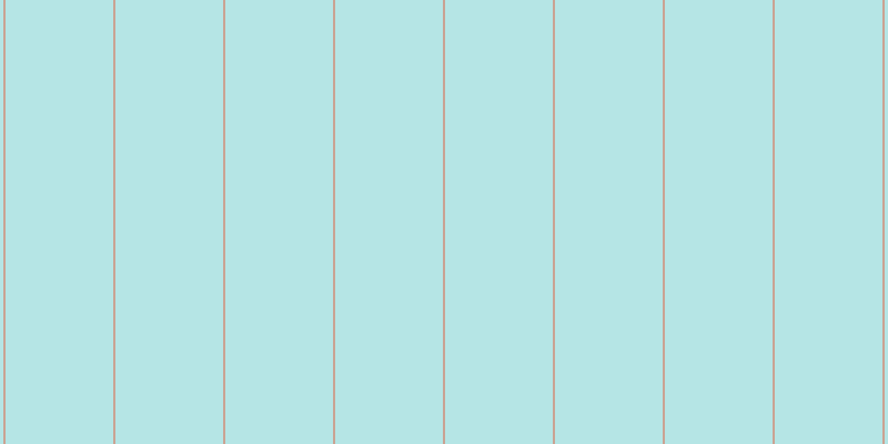 #6dcdcd (50%), #caa393 vertical lines, two pixels wide, ninety-seven pixels apart