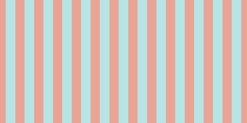 #6dcdcd (50%), #eba393 vertical lines, thirty pixels wide, thirty-one pixels apart
