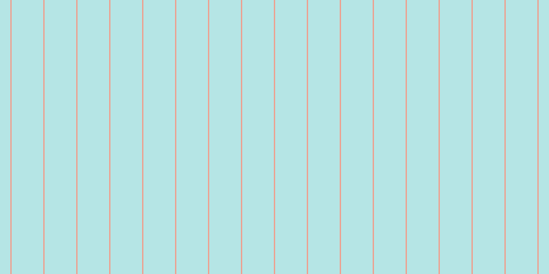 #6dcdcd (50%), #eba393 vertical lines, two pixels wide, forty-six pixels apart