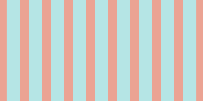 #6dcdcd (50%), #eba393 vertical lines, thirty-five pixels wide, fifty-two pixels apart