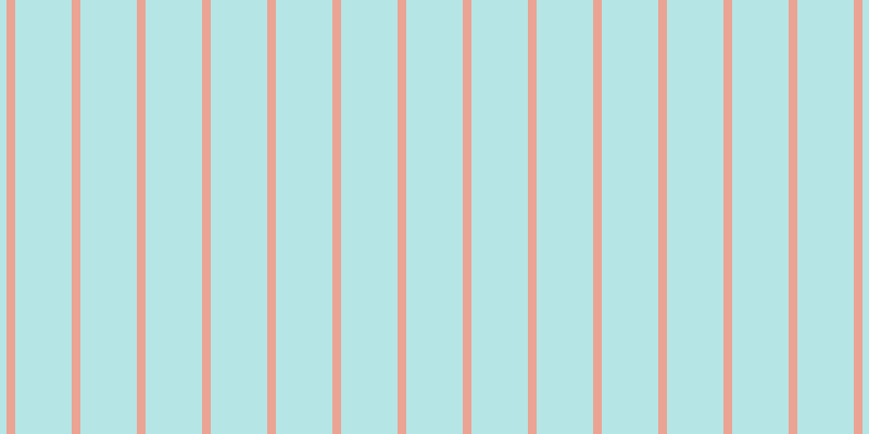 #6dcdcd (50%), #eba393 vertical lines, eight pixels wide, fifty-two pixels apart