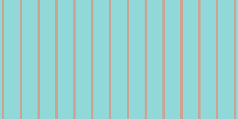 #6dcdcd (75%), #caa393 vertical lines, eight pixels wide, fifty-two pixels apart
