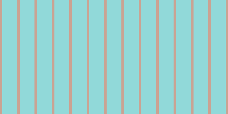 #6dcdcd (75%), #caa393 vertical lines, nine pixels wide, fifty-two pixels apart