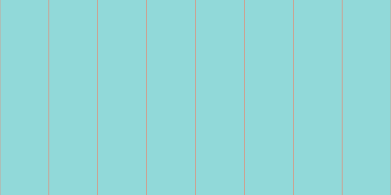#6dcdcd (75%), #caa393 vertical lines, two pixels wide, ninety-eight pixels apart