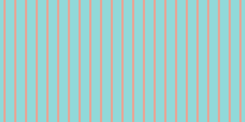#6dcdcd (75%), #eba393 vertical lines, seven pixels wide, twenty-eight pixels apart