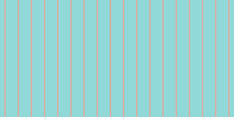 #6dcdcd (75%), #eba393 vertical lines, four pixels wide, forty-one pixels apart