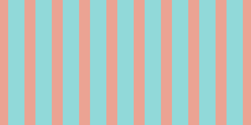#6dcdcd (75%), #eba393 vertical lines, thirty-five pixels wide, fifty-two pixels apart