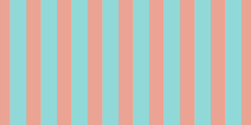 #6dcdcd (75%), #eba393 vertical lines, forty-six pixels wide, fifty-two pixels apart