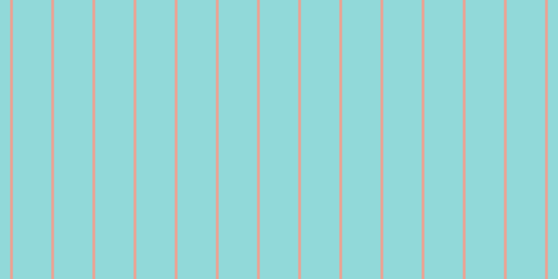 #6dcdcd (75%), #eba393 vertical lines, four pixels wide, fifty-five pixels apart