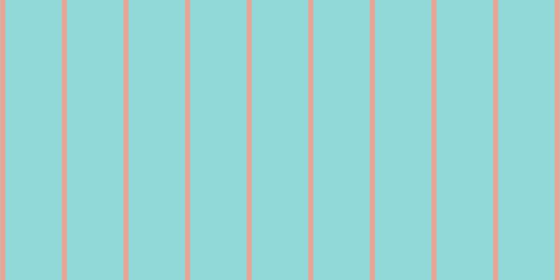 #6dcdcd (75%), #eba393 vertical lines, seven pixels wide, eighty-one pixels apart