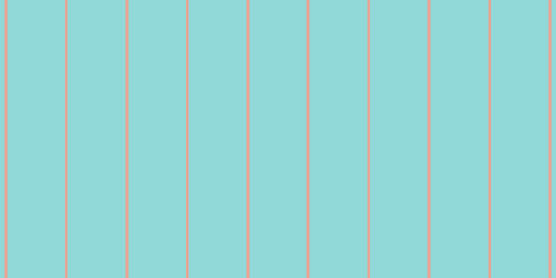 #6dcdcd (75%), #eba393 vertical lines, four pixels wide, eighty-three pixels apart