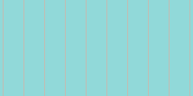 #6dcdcd (75%), #eba393 vertical lines, two pixels wide, eighty-four pixels apart