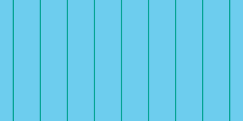 #6dcdee, #04a393 vertical lines, five pixels wide, eighty-four pixels apart