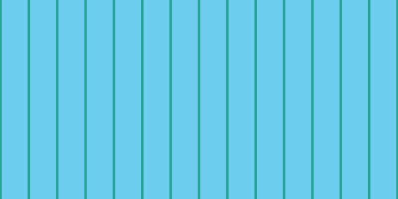#6dcdee, #25a393 vertical lines, five pixels wide, fifty-two pixels apart