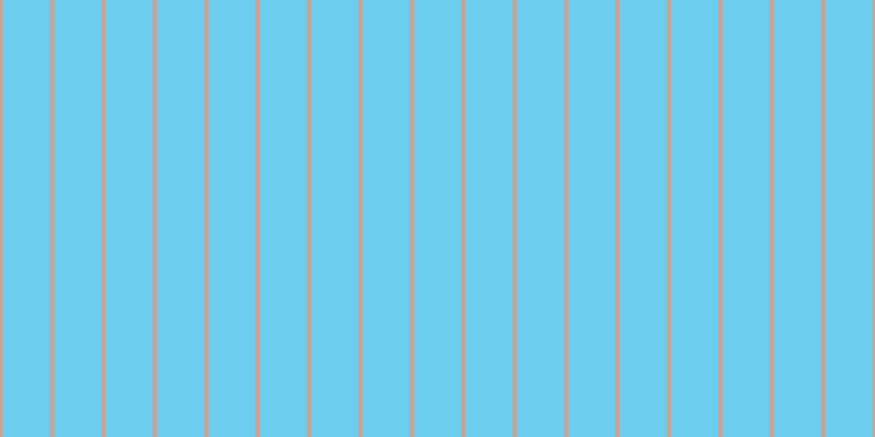 #6dcdee, #caa393 vertical lines, four pixels wide, forty-three pixels apart