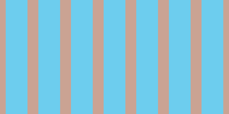 #6dcdee, #caa393 vertical lines, thirty-eight pixels wide, seventy-six pixels apart